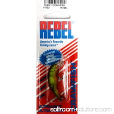 Rebel Crawfish 1.5 Ultra Lite Crankbait, Cht Brn 4562437